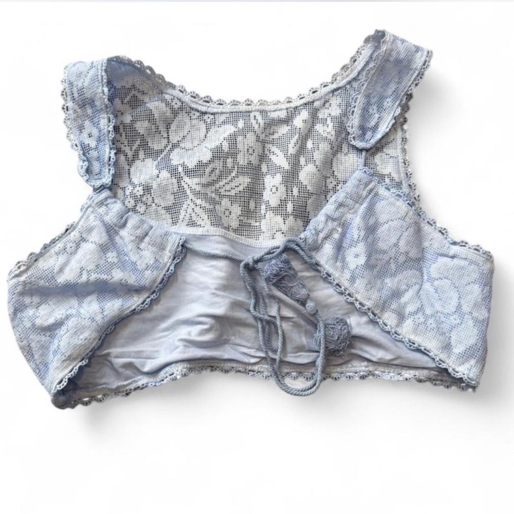 ‎POL Drawstring Lace Crop Top - Picture 4 of 16